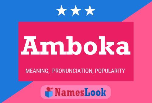 Постер имени Amboka