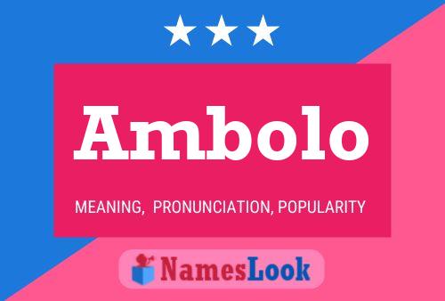 Постер имени Ambolo