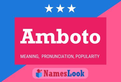 Постер имени Amboto