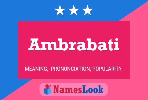 Постер имени Ambrabati