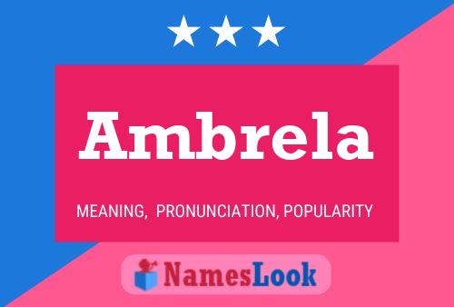 Постер имени Ambrela