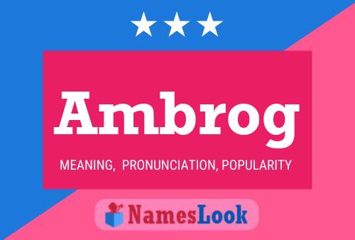 Постер имени Ambrog