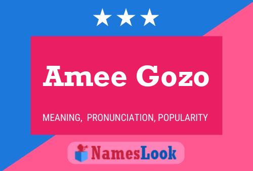 Постер имени Amee Gozo