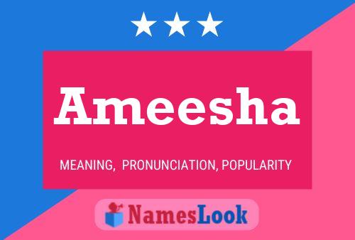 Постер имени Ameesha