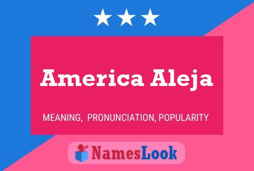 Постер имени America Aleja