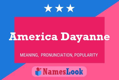 Постер имени America Dayanne