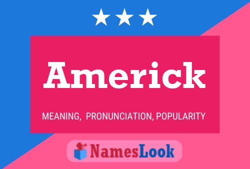 Постер имени Americk