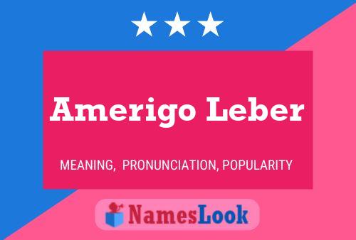 Постер имени Amerigo Leber