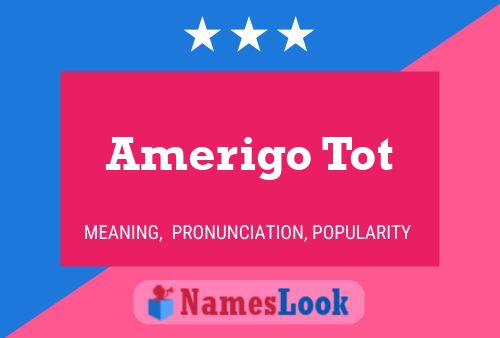 Постер имени Amerigo Tot