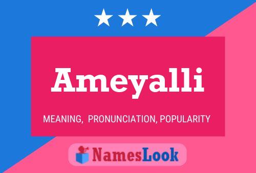 Постер имени Ameyalli