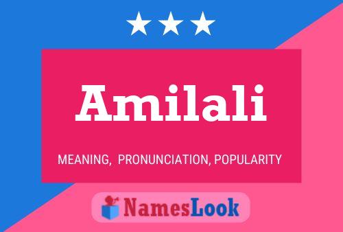 Постер имени Amilali