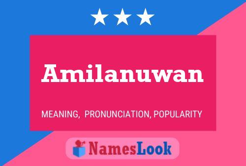 Постер имени Amilanuwan