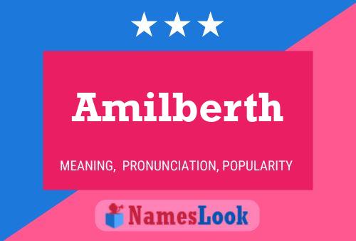 Постер имени Amilberth