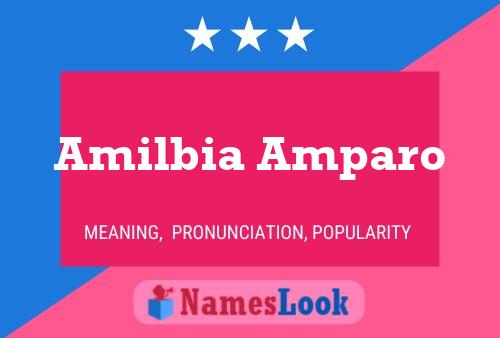 Постер имени Amilbia Amparo