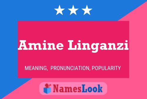 Постер имени Amine Linganzi