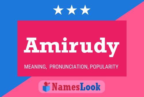 Постер имени Amirudy