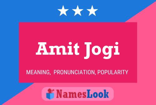 Постер имени Amit Jogi