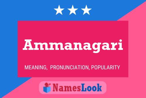 Постер имени Ammanagari