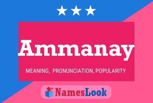 Постер имени Ammanay