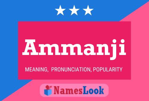 Постер имени Ammanji