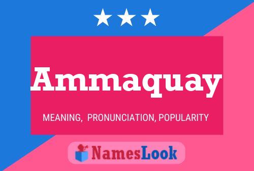 Постер имени Ammaquay