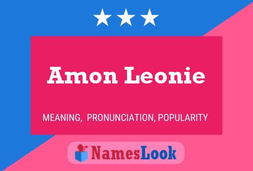 Постер имени Amon Leonie