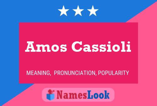 Постер имени Amos Cassioli