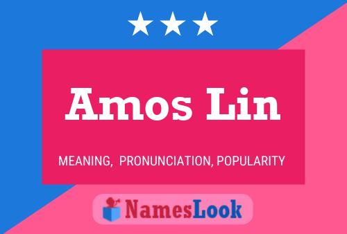 Постер имени Amos Lin