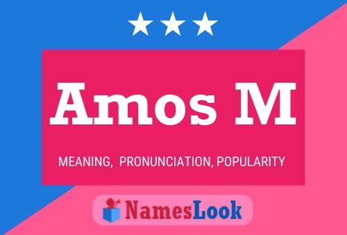 Постер имени Amos M