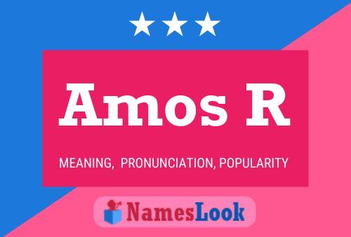 Постер имени Amos R