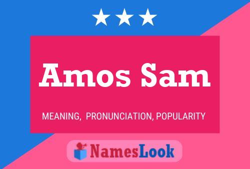 Постер имени Amos Sam