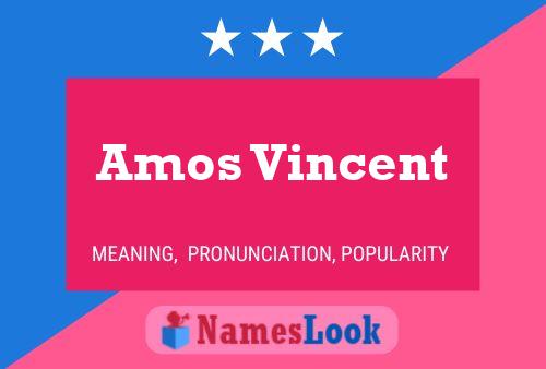 Постер имени Amos Vincent