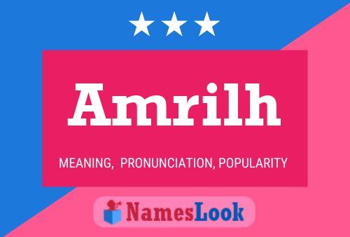 Постер имени Amrilh