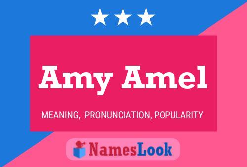 Постер имени Amy Amel