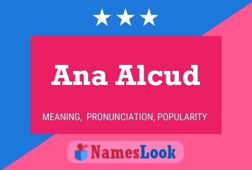 Постер имени Ana Alcud