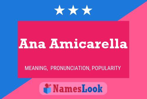 Постер имени Ana Amicarella