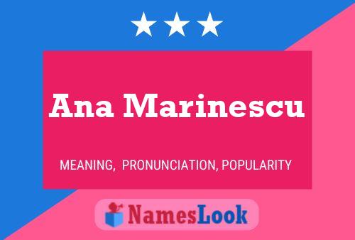 Постер имени Ana Marinescu