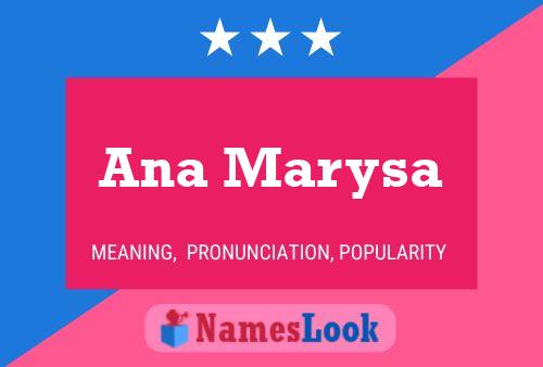 Постер имени Ana Marysa