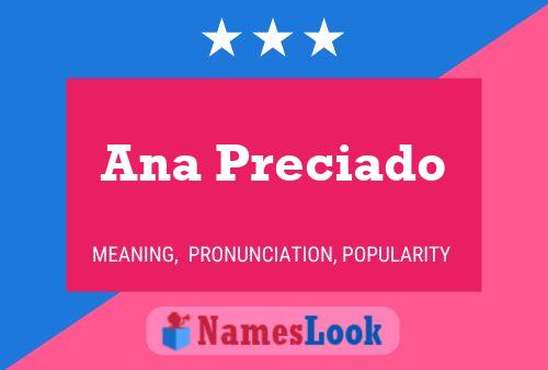 Постер имени Ana Preciado