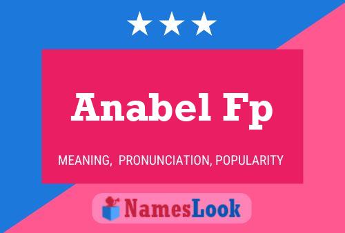 Постер имени Anabel Fp