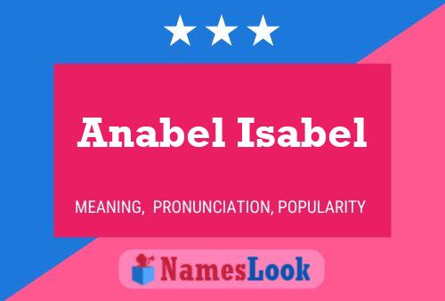 Постер имени Anabel Isabel