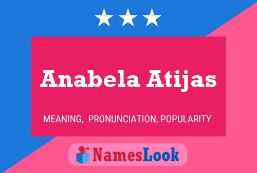 Постер имени Anabela Atijas