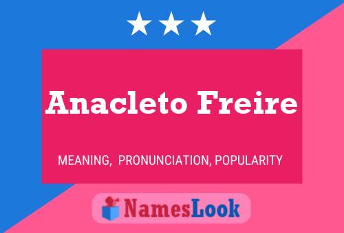 Постер имени Anacleto Freire