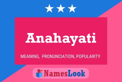 Постер имени Anahayati