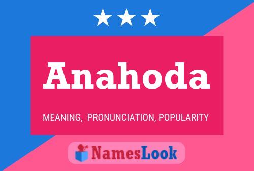 Постер имени Anahoda