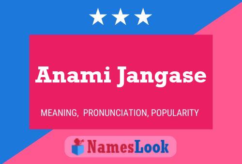 Постер имени Anami Jangase