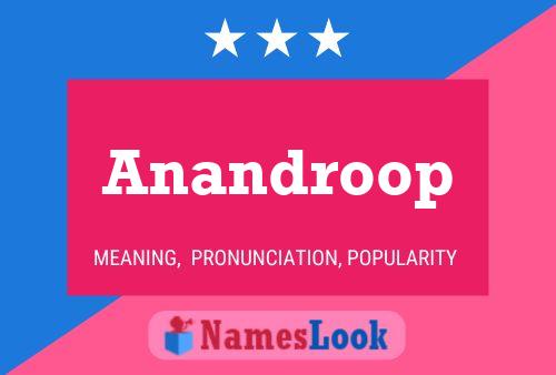 Постер имени Anandroop