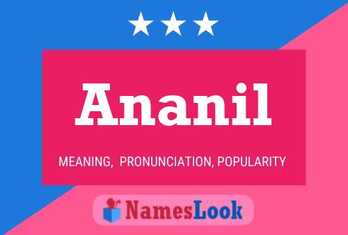 Постер имени Ananil