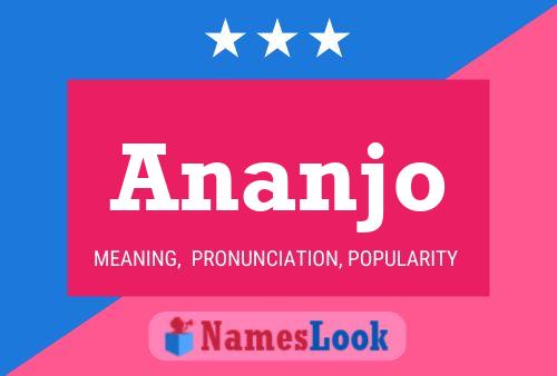 Постер имени Ananjo