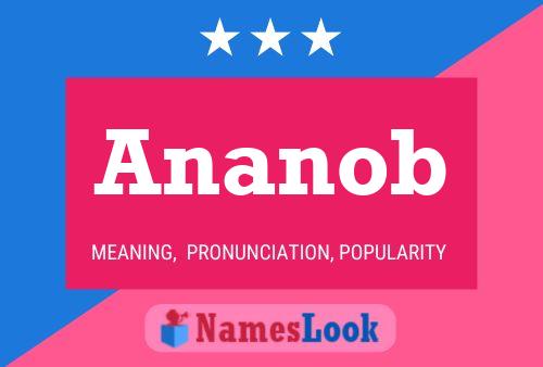 Постер имени Ananob